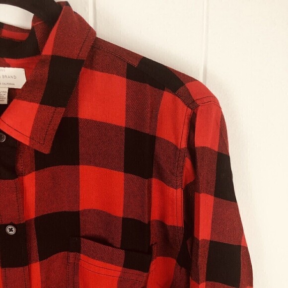 Lucky Brand Womens Button Back Plaid Shirt X-Large - Picture 5 of 15